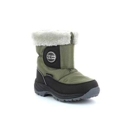 KICKERS Boots Jumpsnow Wpf kaki VERT 1 - vertbaudet enfant 