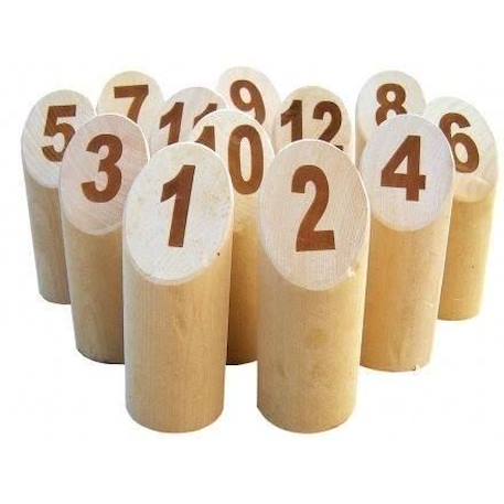 Jeu de quilles Mölkky - TACTIC - Version Luxe - Bois massif - Mixte - A partir de 7 ans BEIGE 3 - vertbaudet enfant 