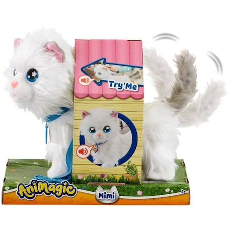 Jouets interactifs - GOLIATH - Mimi The Cat - Chat interactif avec laisse! Dès 3 ans BLANC 1 - vertbaudet enfant 