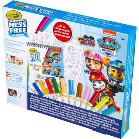 Coloriage - CRAYOLA - Coffret Pat' Patrouille - Activités Color Wonder sans dégâts! Dès 3 ans BLEU 2 - vertbaudet enfant 