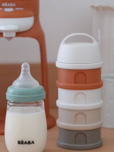 Boîte doseuse de lait 4 compartiments BEABA Cotton white/terracotta+gris+Mineral grey/pink+vert 1 - vertbaudet enfant 