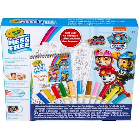 Coloriage - CRAYOLA - Coffret Pat' Patrouille - Activités Color Wonder sans dégâts! Dès 3 ans BLEU 5 - vertbaudet enfant 