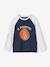 T-shirt motif ballon en relief garçon manches raglan contrastées bleu nuit 6 - vertbaudet enfant 