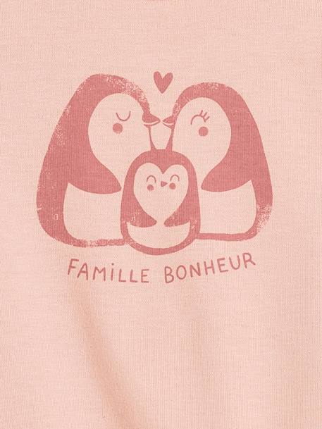 Lot de 2 T-shirts BASICS bébé manches longues rose+rose pâle 11 - vertbaudet enfant 