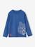 Tee-shirt motif animal garçon en coton recyclé bleu+vert sapin 1 - vertbaudet enfant 