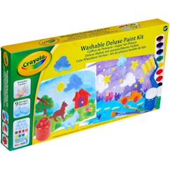 Jouet-Créatif - CRAYOLA - Mon Coffret de Peinture - Peintures variées non tachantes! Dès 4 ans