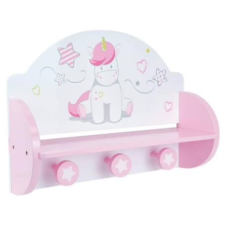 FUN HOUSE Etagère Portemanteau Licorne Pour Enfants BLANC 2 - vertbaudet enfant 