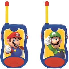 Jouet-Jeux éducatifs-Talkies-Walkies Super Mario portée 120m - LEXIBOOK