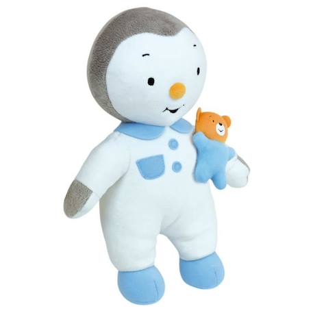 JEMINI Peluche T'choupi Luminou 25cm BLEU 2 - vertbaudet enfant 