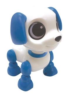 Jouet-Jeux éducatifs-Power Puppy Mini - Chien robot avec effets lumineux et sonores, contrôle par claquement de main, répétition