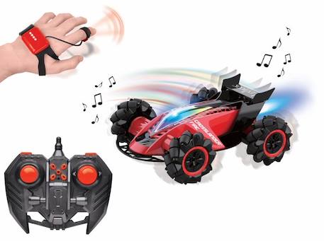 LEXIBOOK - CROSSLANDER® FIRE - Voiture télécommandée tout-terrain rechargeable avec vapeur, sons, lumières, télécommande et ROUGE 3 - vertbaudet enfant 