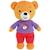 T'CHOUPI Lot de 3 peluches Lalou, Pilou et T'choupi +/- 19 cm VIOLET 4 - vertbaudet enfant 