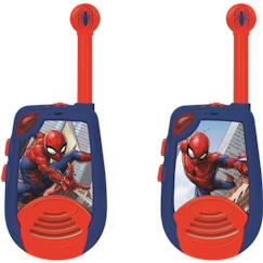 Jouet-Multimédia-talkie walkie-Talkies-Walkies SPIDER-MAN - Portée 2 km - Contrôle du volume - Fonction morse lumineux