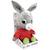 TROTRO Peluche ± 40 cm GRIS 2 - vertbaudet enfant 