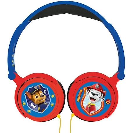 Casque stéréo filaire pliable Pat' Patrouille pour enfants avec limitation de volume d'écoute - LEXIBOOK BLEU 3 - vertbaudet enfant 