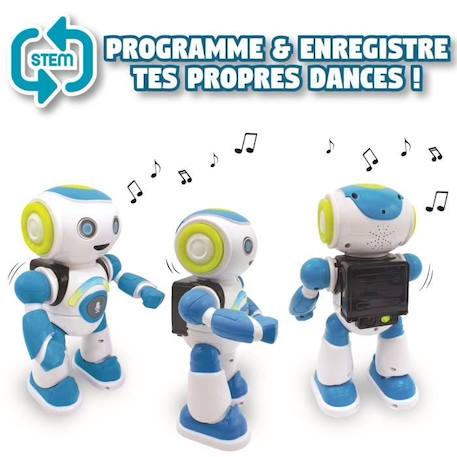 POWERMAN® JR. Robot Programmable avec Quiz, Musique, Jeux (Français) BLANC 4 - vertbaudet enfant 