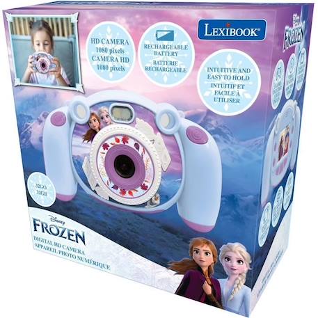 APN enfants La Reine des Neiges avec fonction photo et vidéo VIOLET 2 - vertbaudet enfant 