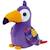 Peluche interactive Toucan TROPI'BIRDS PELUCHE INTERACTIVE - Jemini - environ 20 cm VIOLET 1 - vertbaudet enfant 