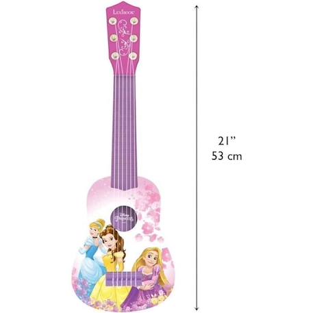 Lexibook - Ma Première Guitare Disney Princesses - 53cm - Guide d'apprentissage inclus ROSE 4 - vertbaudet enfant 