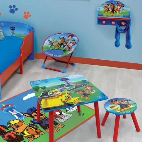 Siège lune pliable pour enfant - FUN HOUSE - Pat Patrouille - Bleu et rouge - Dimensions L 52 x P 45 x H 48 cm BLEU 2 - vertbaudet enfant 