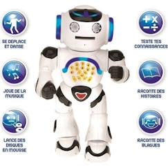 Jouet-Jeux éducatifs-Robots-POWERMAN® Robot Interactif pour Jouer et Apprendre avec télécommande (Français)