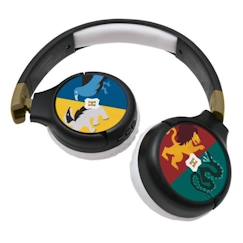 -HARRY POTTER - Casque 2 en 1 Bluetooth® - Filaire confortable et pliable pour enfants avec limitation de son - LEXIBOOK