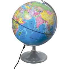 Jouet-Jeux éducatifs-LEXIBOOK - Globe jour & nuit Lumineux – Globe terrestre le jour et s’illumine avec la carte des constellations (Français)