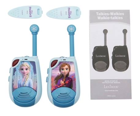 Talkie-Walkies Digitaux La Reine des Neiges - LEXIBOOK - Portée 2km - Fonction morse BLEU 2 - vertbaudet enfant 