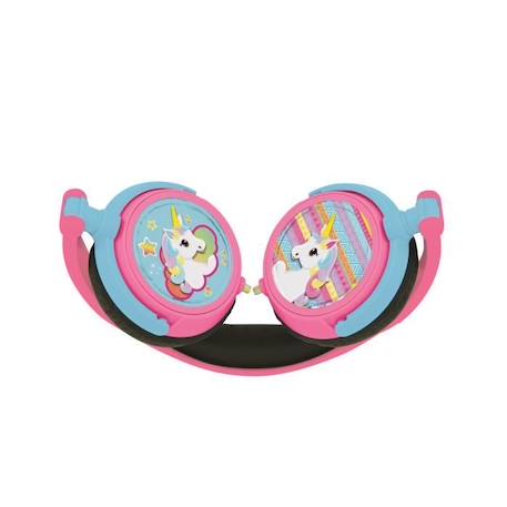 Casque stéréo licorne enfant - LEXIBOOK - Très léger et pliable ROSE 2 - vertbaudet enfant 