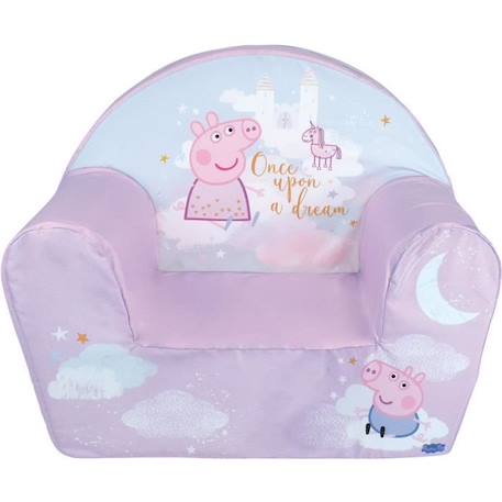 Fauteuil Club Peppa Pig - FUN HOUSE - Pour enfant - Origine France Garantie VIOLET 1 - vertbaudet enfant 