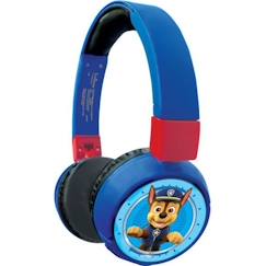 Jouet-Multimédia-casques audio - écouteurs-PAT' PATROUILLE - Casque 2 en 1 Bluetooth® - Filaire confortable et pliable pour enfants avec limitation de son - LEXIBOOK