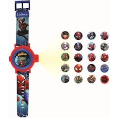 Jouet-Jeux éducatifs-Montres-Montre digitale de projection Spider-Man - LEXIBOOK - 20 images - Bracelet ajustable - Dès 3 ans