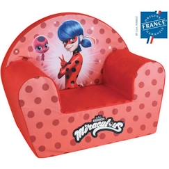 Fauteuil club Lady Bug - FUN HOUSE - Plush - Pour enfant - l.52 x P.33 x H.42 cm - Origine France garantie  - vertbaudet enfant