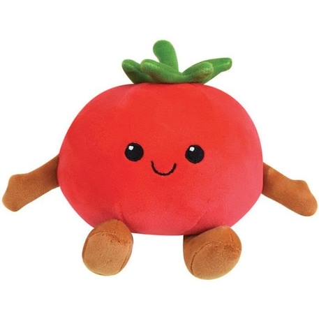 JEMINI Fruity 's cagette de 6 peluches toutes douces fruits et légumes +/- 17 cm MARRON 5 - vertbaudet enfant 