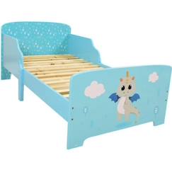 LEON LE DRAGON Lit avec lattes 140 x 70 cm pour enfant  - vertbaudet enfant