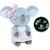 Peluche lumineuse LIMINOU CALLY MIMI KOALA - JEMINI - ± 22 cm - Gris - Bleu, gris et rose - Mixte GRIS 1 - vertbaudet enfant 