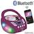 Lecteur CD Bluetooth La Reine des Neiges avec Effets Lumineux - LEXIBOOK - Transportable - Karaoké - Bleu BLEU 2 - vertbaudet enfant 