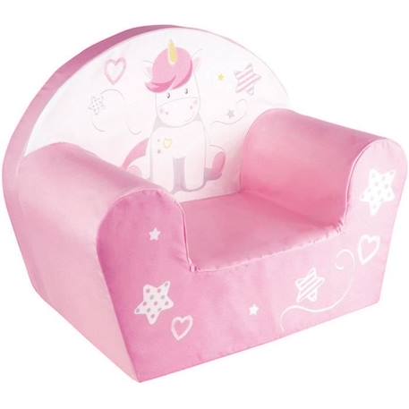 FUN HOUSE   Fauteuil Club Licorne ROSE 1 - vertbaudet enfant 