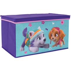 Chambre et rangement-Rangement-Fun House Pat Patrouille fille coffre a jouets pliable pour enfant