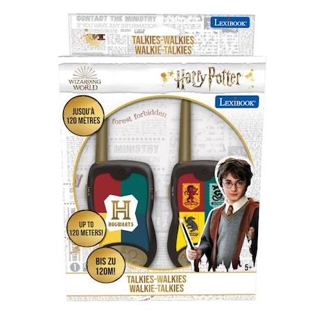 Talkies-Walkies Harry Potter - Portée 120m - Marque LEXIBOOK NOIR 3 - vertbaudet enfant 