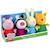 Coffret peluche Peppa Pig Jemini - Peppa et ses amis - Zuzu Zebra, Mle Rabbit, Candy Cat NOIR 1 - vertbaudet enfant 