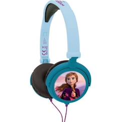 Jouet-Multimédia-casques audio - écouteurs-LA REINE DES NEIGES Casque stéréo enfant LEXIBOOK - pliable et ajustable