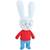 SIMON Peluche ± 50 cm ROUGE 2 - vertbaudet enfant 