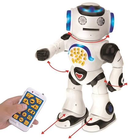 POWERMAN® Robot Interactif pour Jouer et Apprendre avec télécommande (Français) BLANC 5 - vertbaudet enfant 