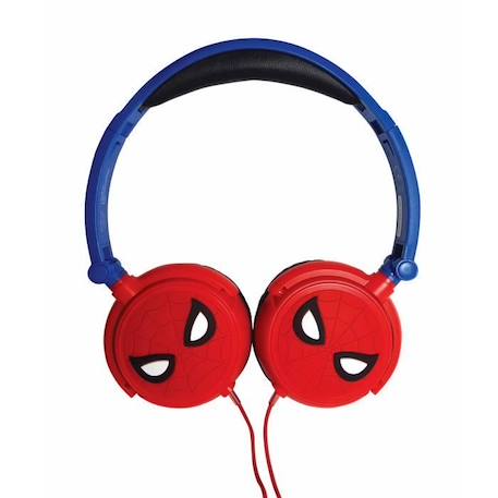 Casque stéréo filaire pliable SpiderMan ROUGE 3 - vertbaudet enfant 