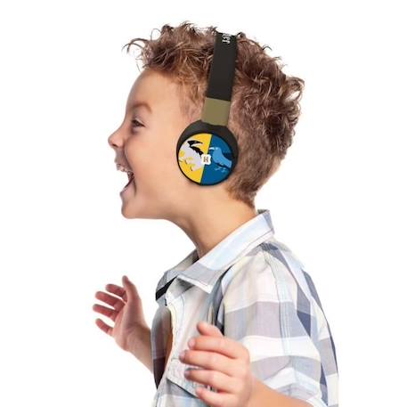 HARRY POTTER - Casque 2 en 1 Bluetooth® - Filaire confortable et pliable pour enfants avec limitation de son - LEXIBOOK NOIR 5 - vertbaudet enfant 