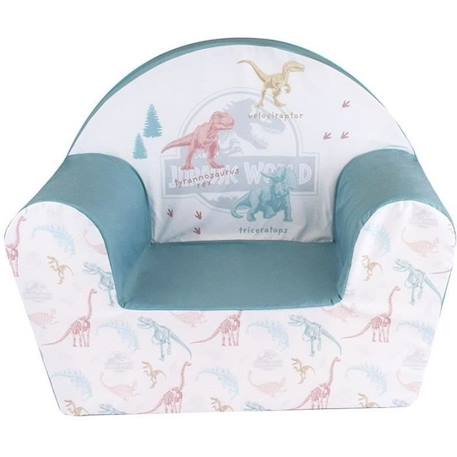 Fauteuil Club dinosaures - FUN HOUSE - Jurassic World - Pour enfant - l.52 x P.33 x H.42 cm BLEU 2 - vertbaudet enfant 