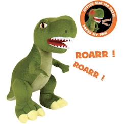 Jouet-Premier âge-Jemini les jeminosaures peluche dinosaure sonore et lumineuse tyrannosaur trex +/- 32cm