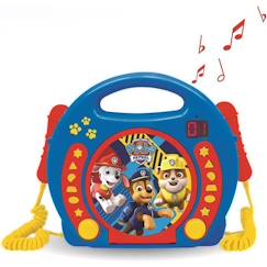 Jouet-PAT' PATROUILLE - Lecteur CD karaoké enfant avec 2 microphones - LEXIBOOK