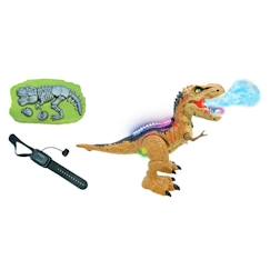 Jouet-Jeux éducatifs-Robot télécommandé RC Tirex - Dinosaure cracheur de fumée avec effets sonores et lumineux